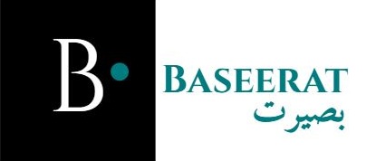 Baseerat bilingual logo